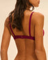 Bügelloser Triangel-Bikini-BH Cranberry MIRACLE SIMONE PÉRÈLE